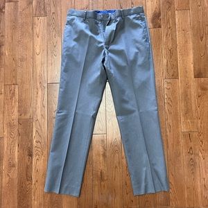 Banana Republic Tailored Slim Fit Slack - 33x32 Cotton - Grey